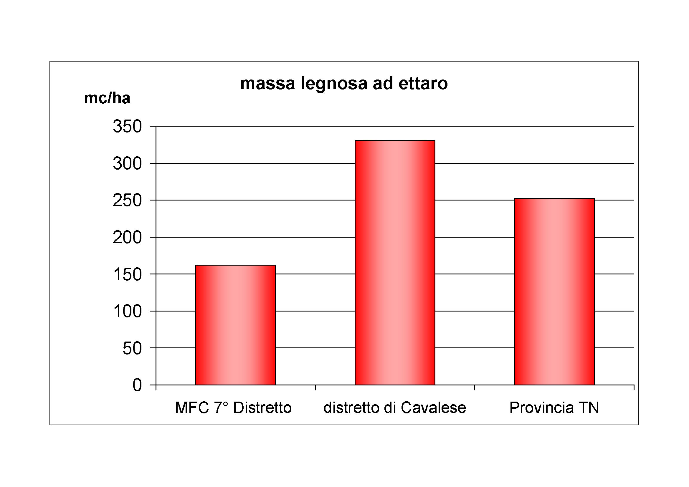 Massa legnosa ad ettaro